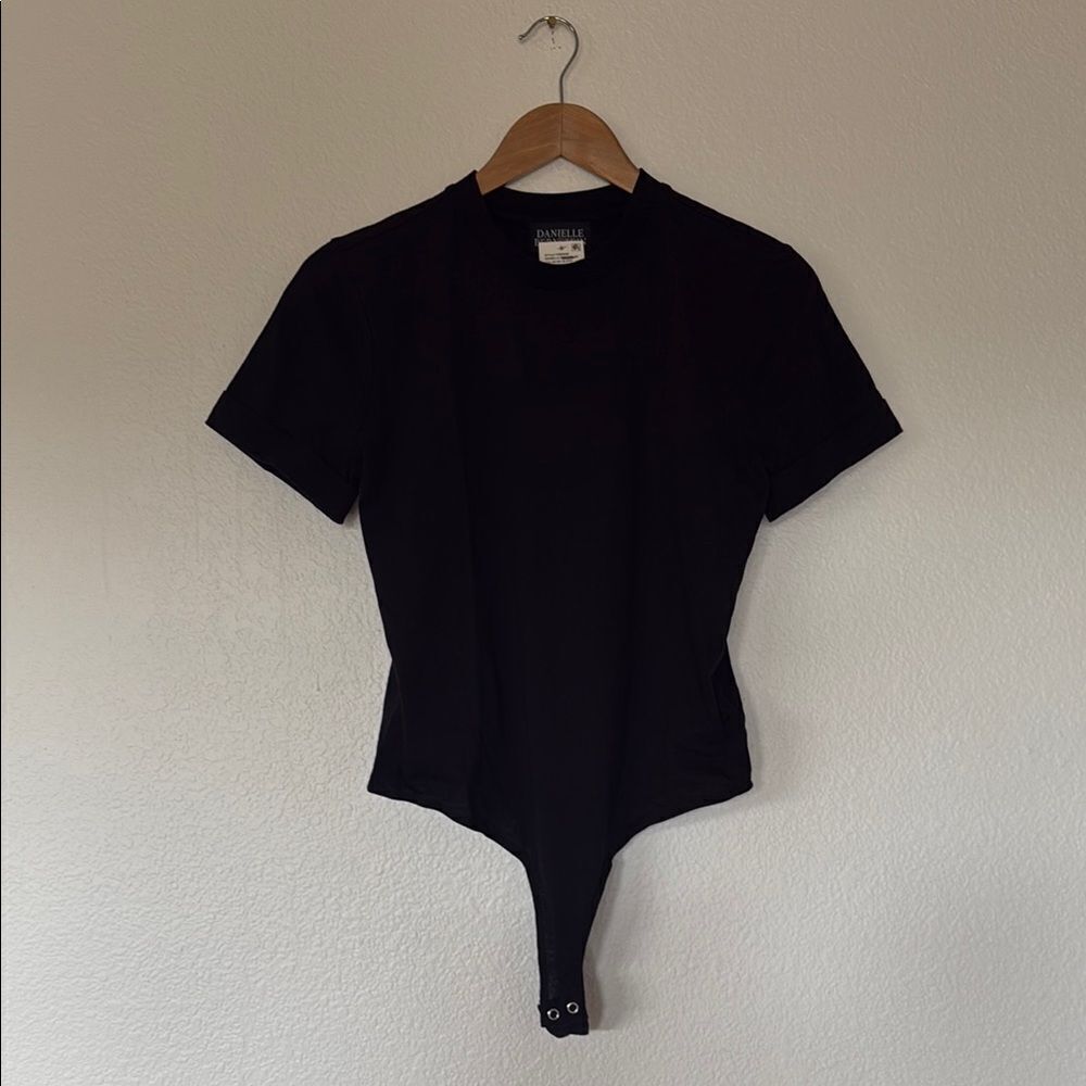 Black Short Sleeve Bodysuit